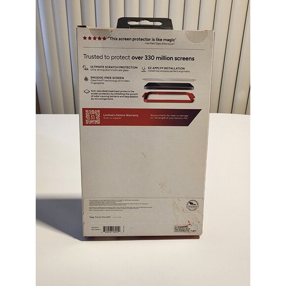 ZAGG Apple iPhone 15 Pro Max Glass EliteScreen Protector, 5X Stronger - Picture 4 of 4